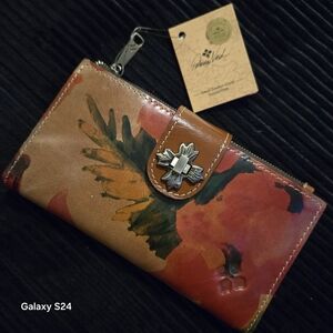 Patricia Nash Multicolor Leather Wallet